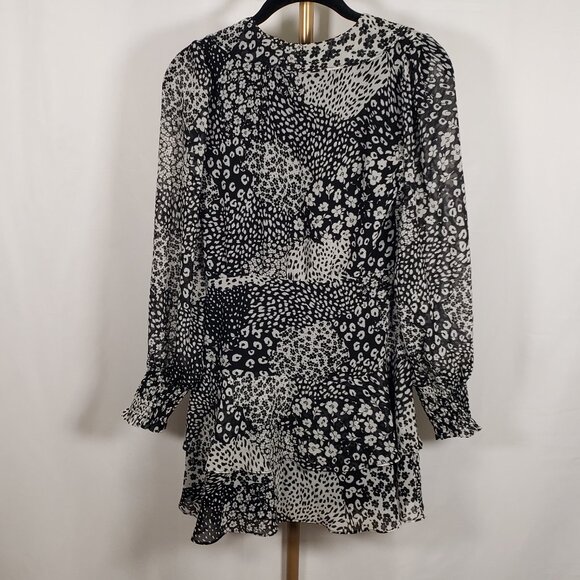 BB Dakota by Steve Madden Tiger Queen Tiered Minidress SZ XS NWT - Picture 9 of 13